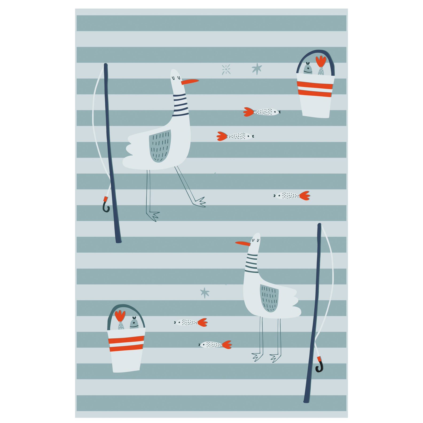 Toalla Playa Microfibra Azul