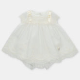 Vestido Tela Marfil