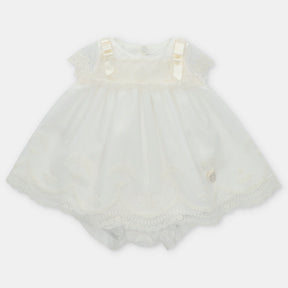 Vestido Tela Marfil