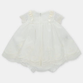 Vestido Tela Marfil