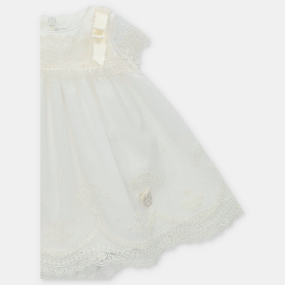 Vestido Tela Marfil
