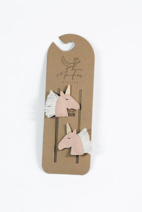Hebillas Unicornios x 2