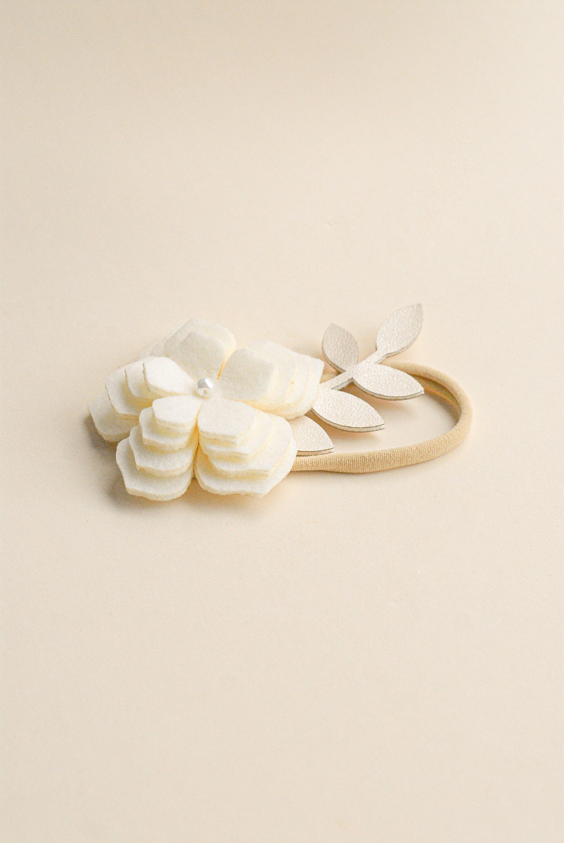 Caucho Flor Perla Bautizo