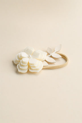 Caucho Flor Perla Bautizo