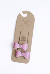 Hebillas Mini Corbatines Lila