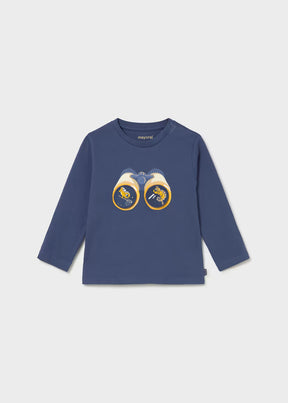 Camiseta Aplique Happy Hippos - Minibhu
