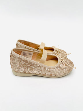 Mercedita Con Lazo y Lentejuelas Oro