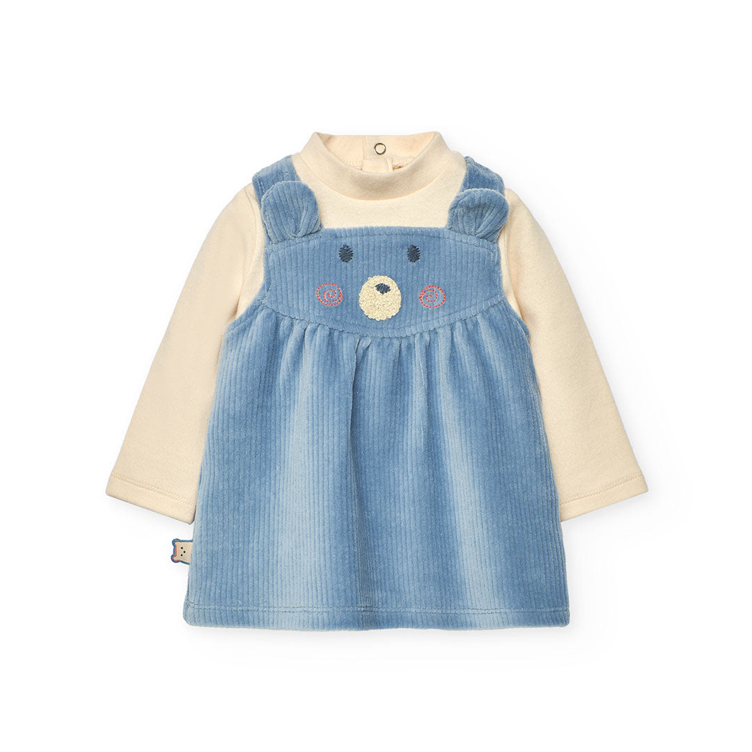 Vestido Punto Con Leotardo Polar Baby