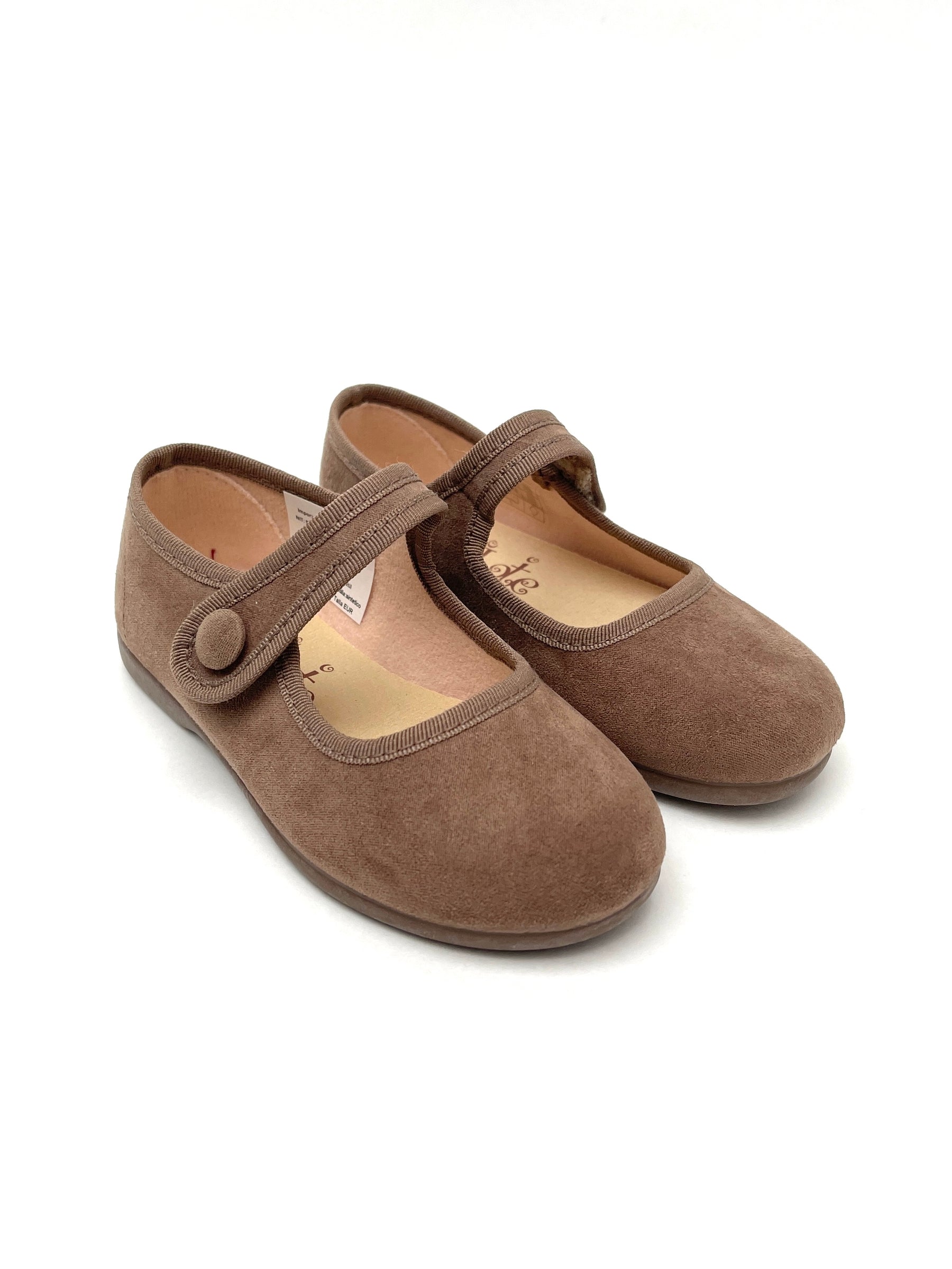 Mercedita Con Botón Serratex Taupe