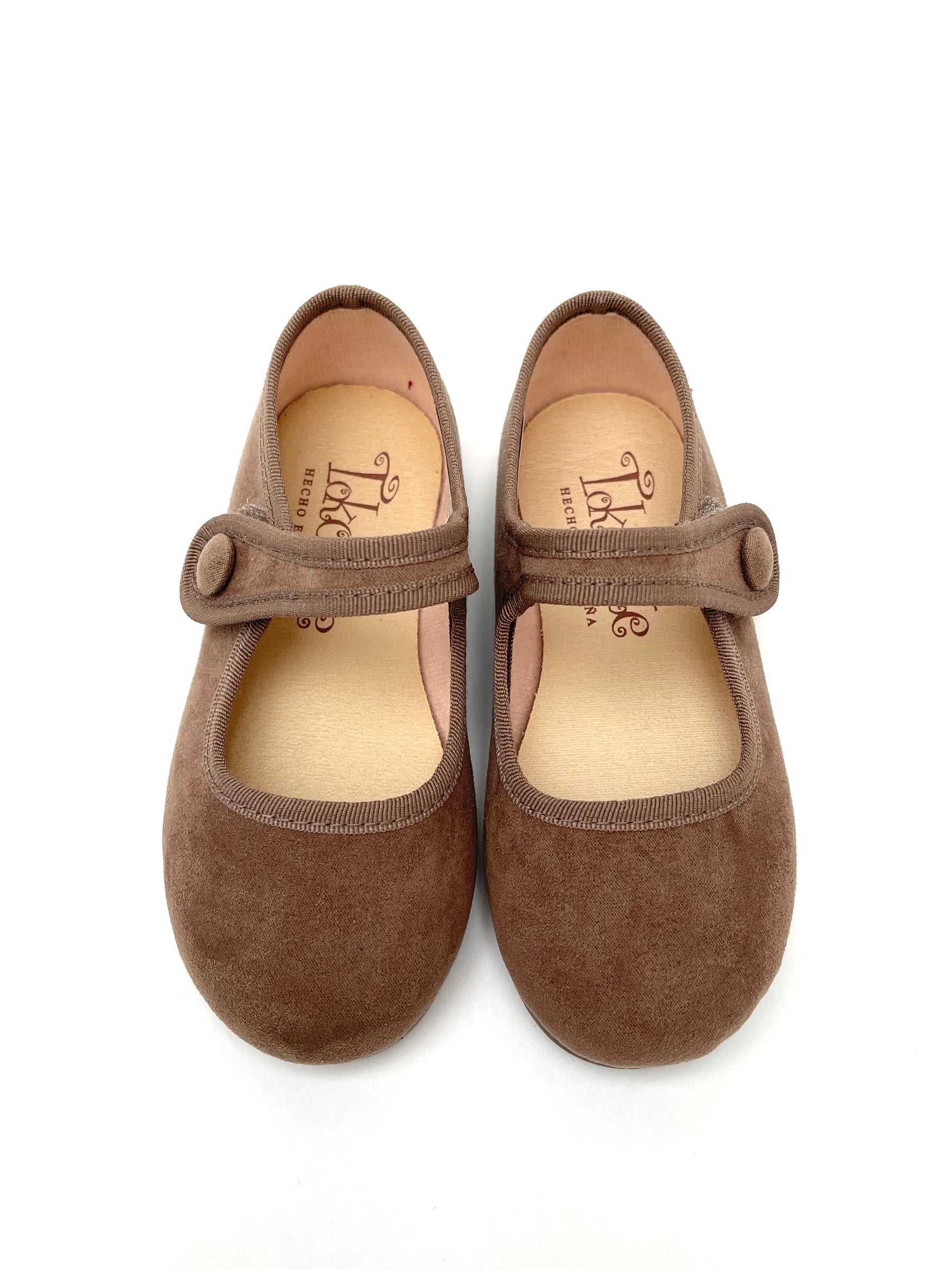 Mercedita Con Botón Serratex Taupe