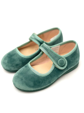 Mercedita Velcro Con Botón Agua