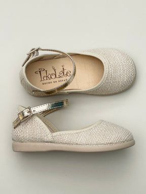 Mercedita Correa Cruzada Beige Tokolate
