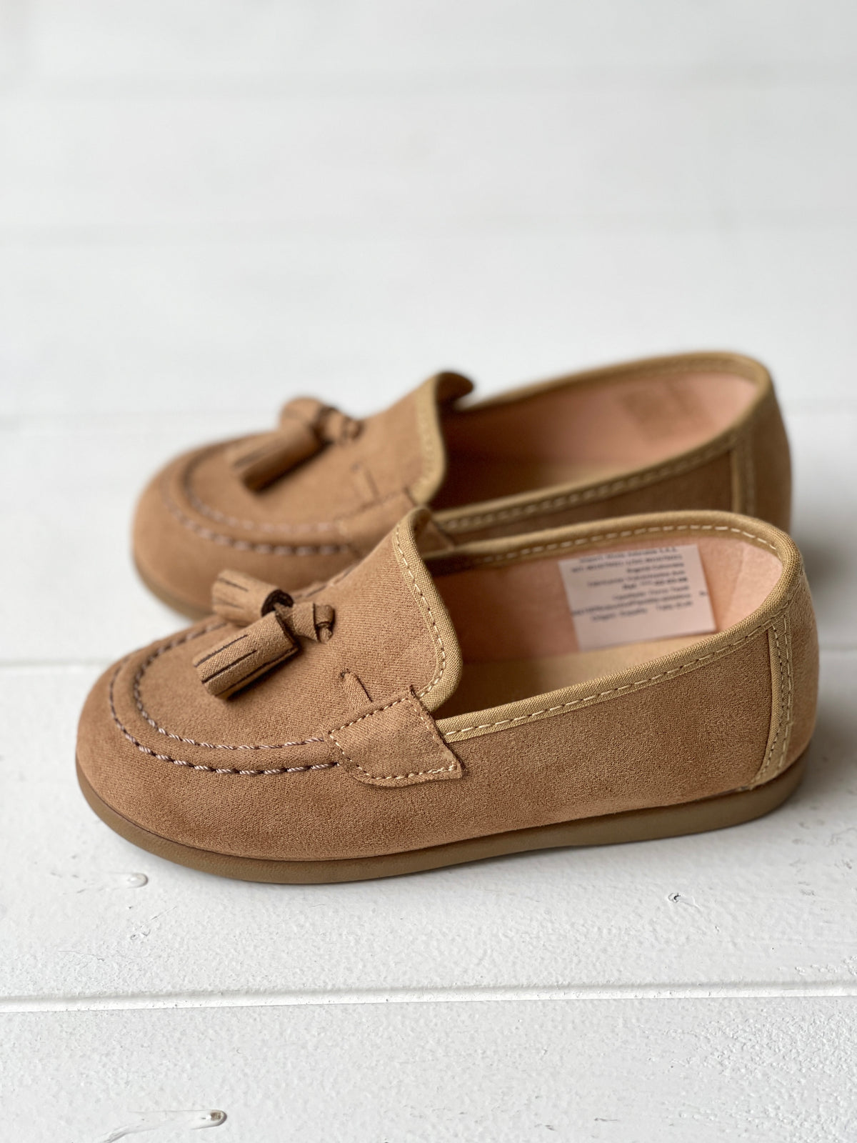 Mocasín Serratex Borlas Camel Tokolate