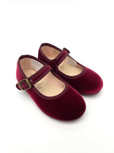 Mercedita Terciopelo Hebilla Burdeos