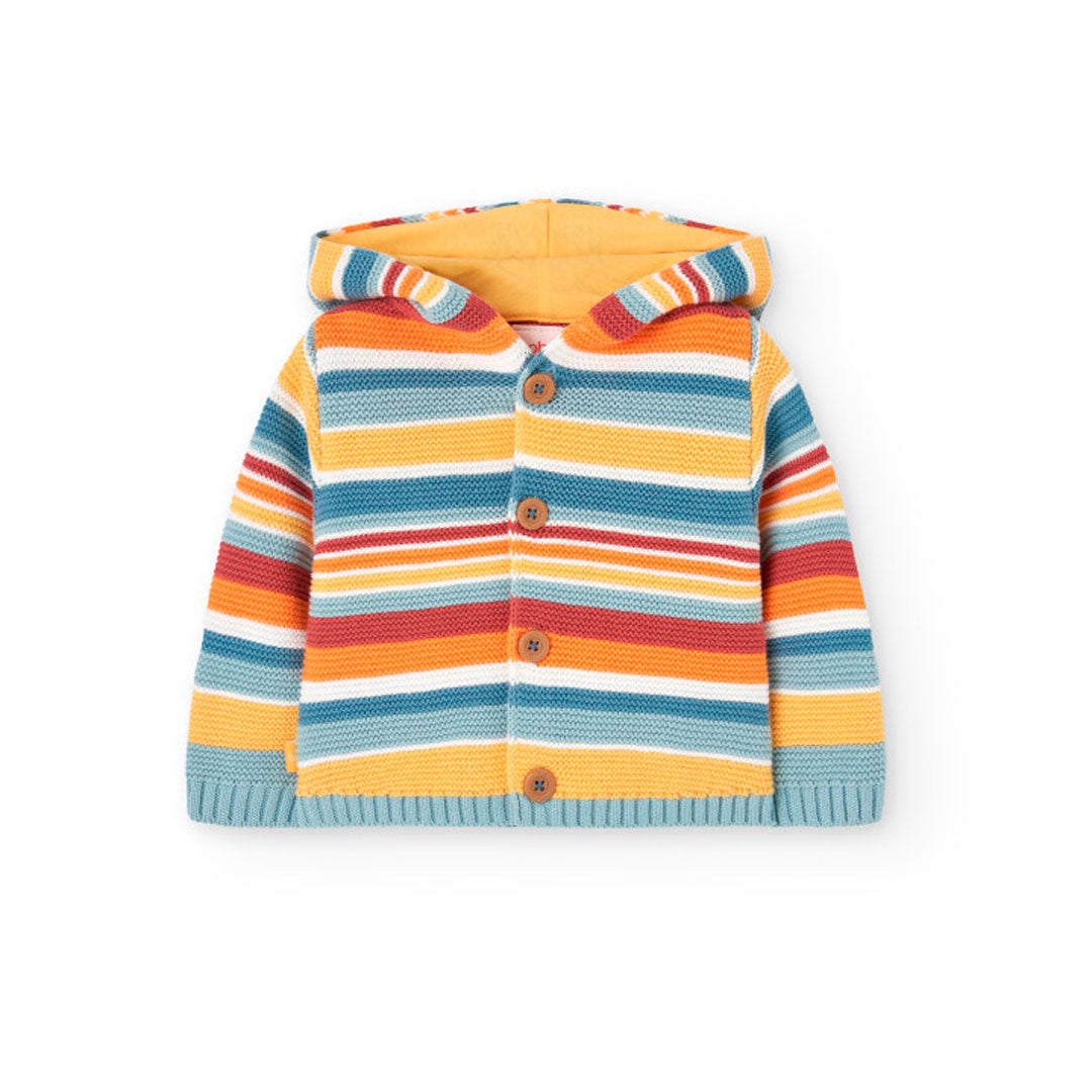 Chaqueta Tejida Listada Darjeeling Zoo