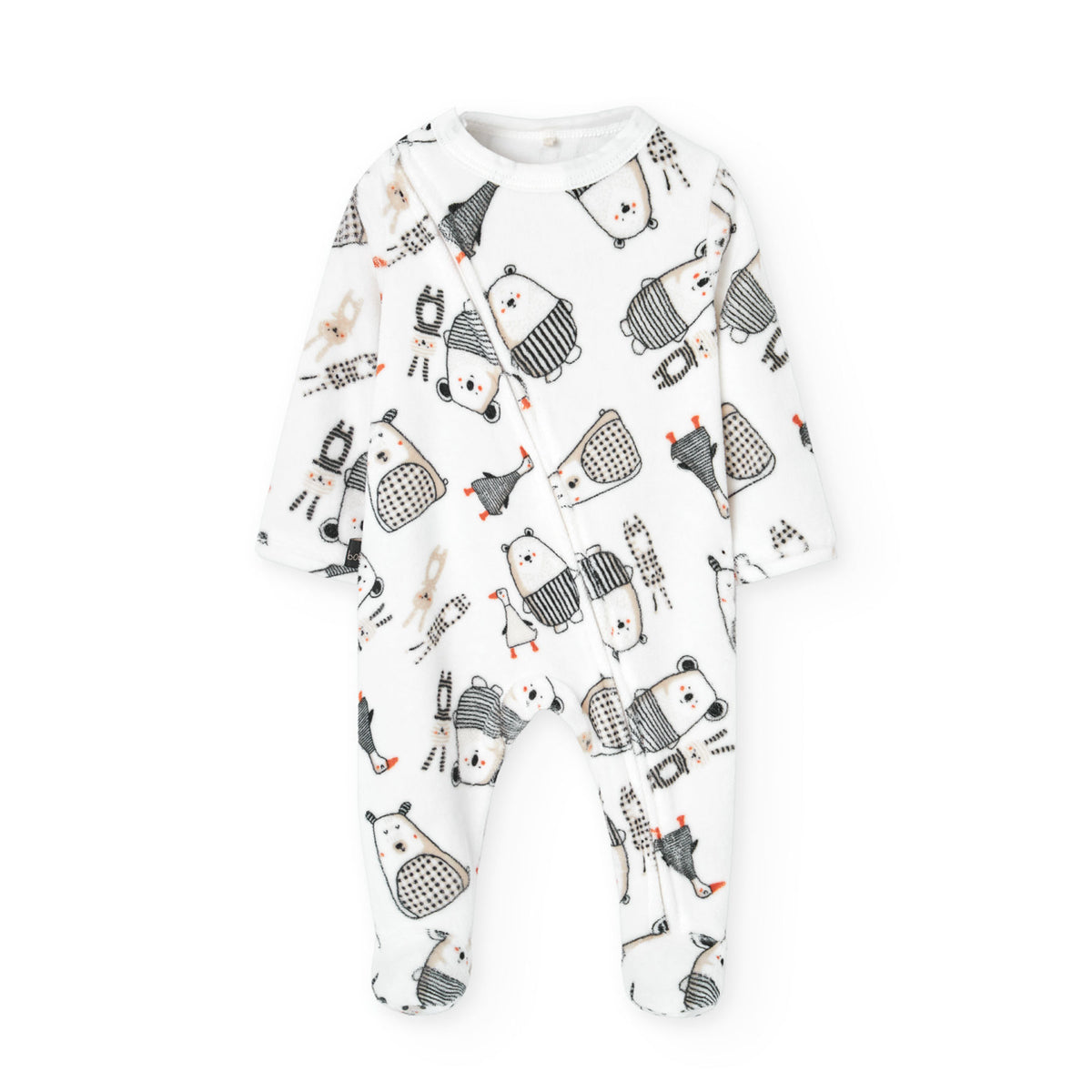 Pelele Terciopelo Doudo Polar Friends