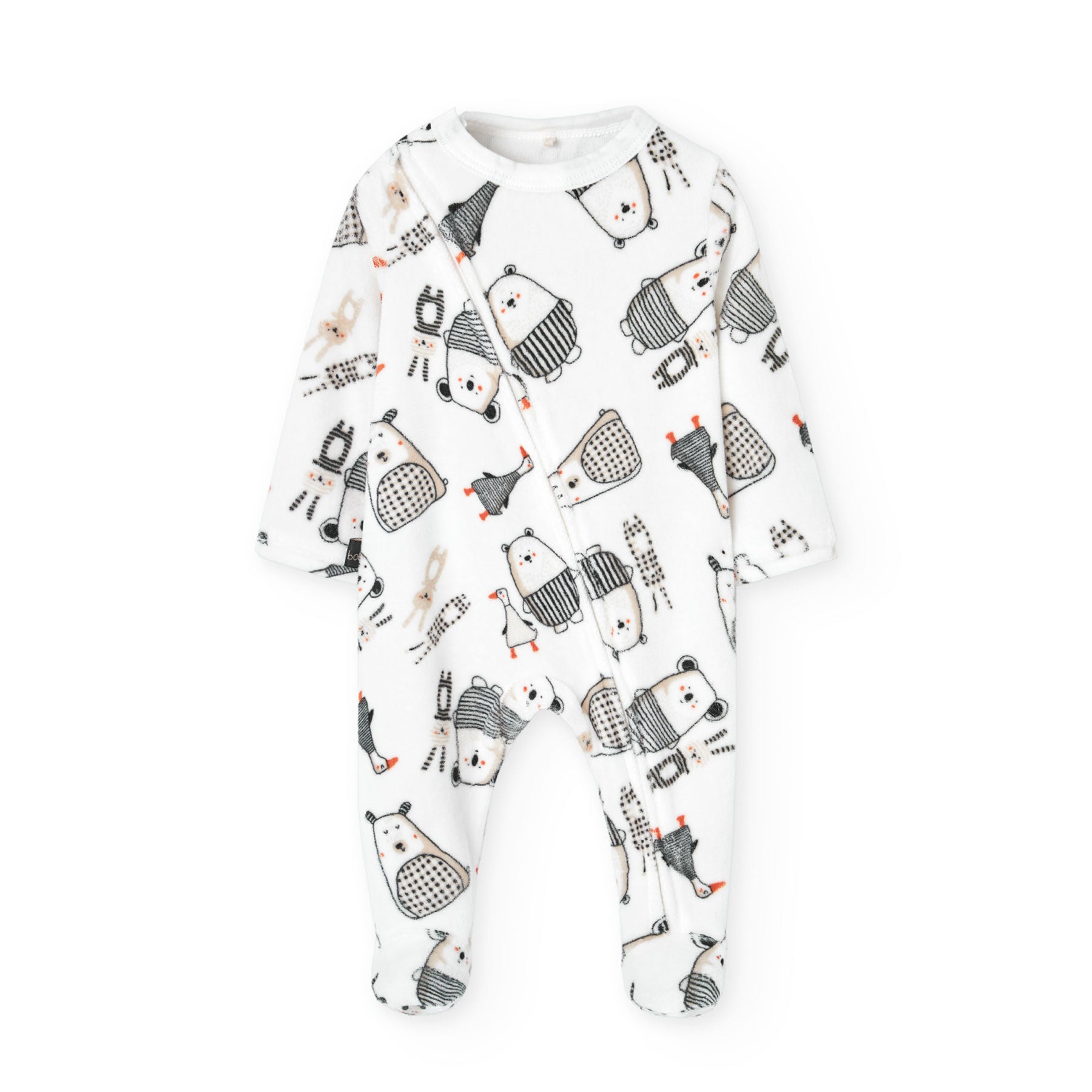 Pelele Terciopelo Doudo Polar Friends