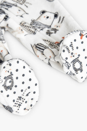 Pelele Fleece Polar Friends - Minibhu