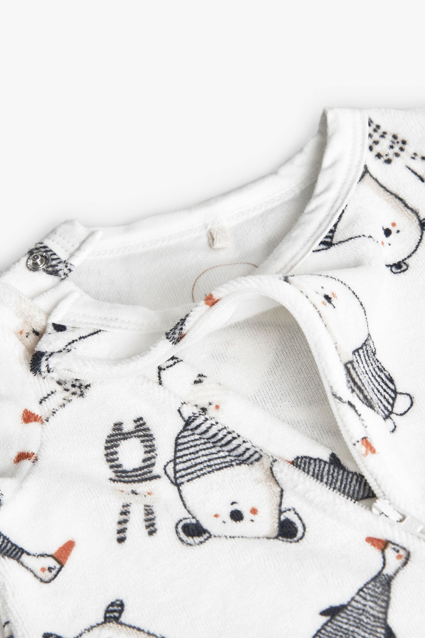 Pelele Fleece Polar Friends - Minibhu