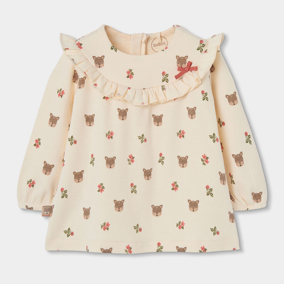 Vestido Interlock Con Leotardo Bambi