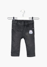 Pantalón De Felpa Denim