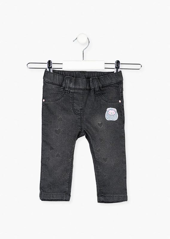 Pantalón De Felpa Denim