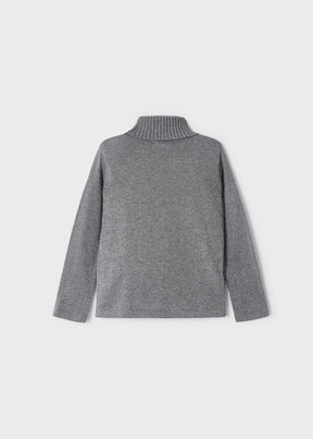Saco Tejido Cuello Alto Ecofriends Acero Sepia Mayoral
