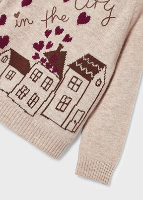 Vestido Con Saco Intarsia Ecofriends Orquidea