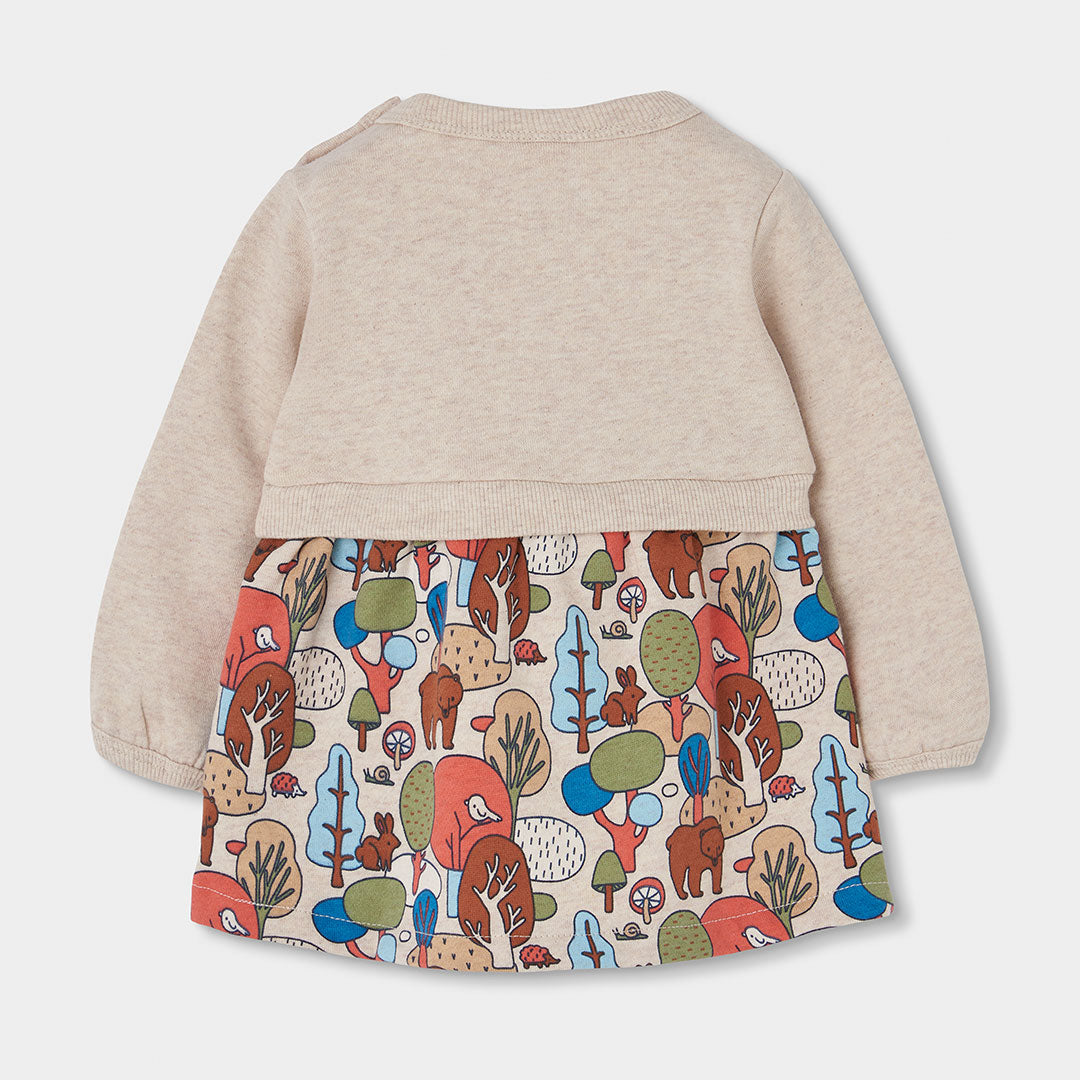 Vestido Felpa Con Leotardo Forest