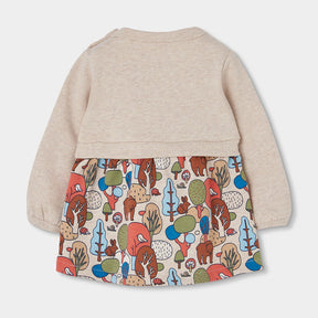 Vestido Felpa Con Leotardo Forest