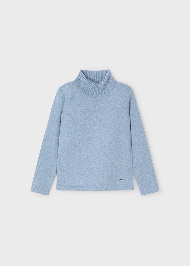 Saco Tejido Cuello Alto Ecofriends Vanillla Sky