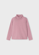 Saco Tejido Cuello Alto Plum