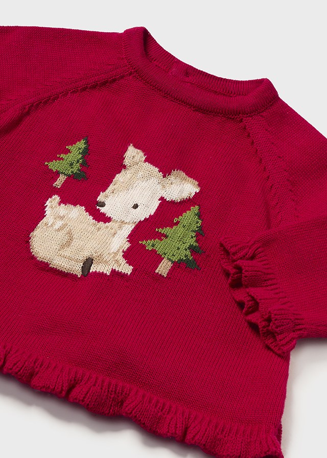 Conjunto Jersey Tejido y Leotardo Navidad
