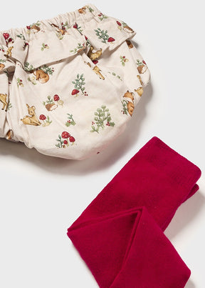 Conjunto Jersey Tejido y Leotardo Navidad