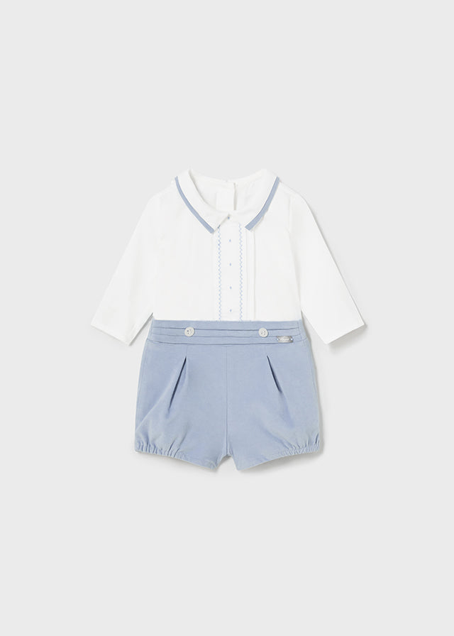 Conjunto Pantalón Corto Coton Sky