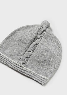 Conjunto Y Gorro Tejido Gris Ovejitas Mayoral