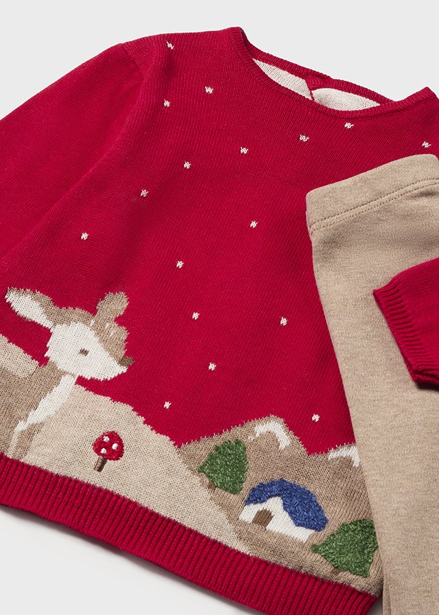 Conjunto Leggings Tejido Navidad