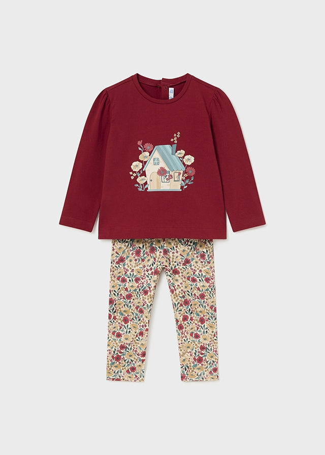 Conjunto Con Leggings Navidad