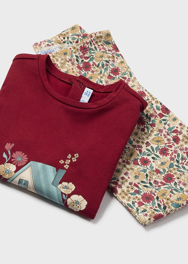 Conjunto Con Leggings Navidad
