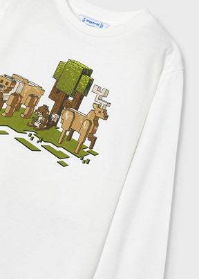 Camiseta ¨Nature" Pixel Woods Mayoral