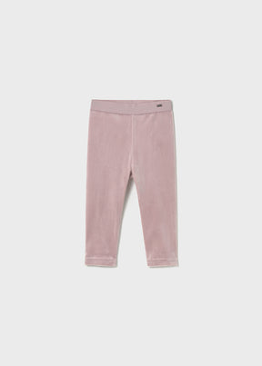 Leggins Terciopelo Básico Cherry