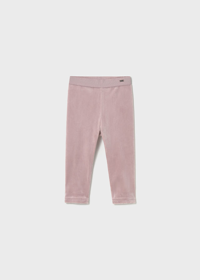 Leggins Terciopelo Básico Cherry