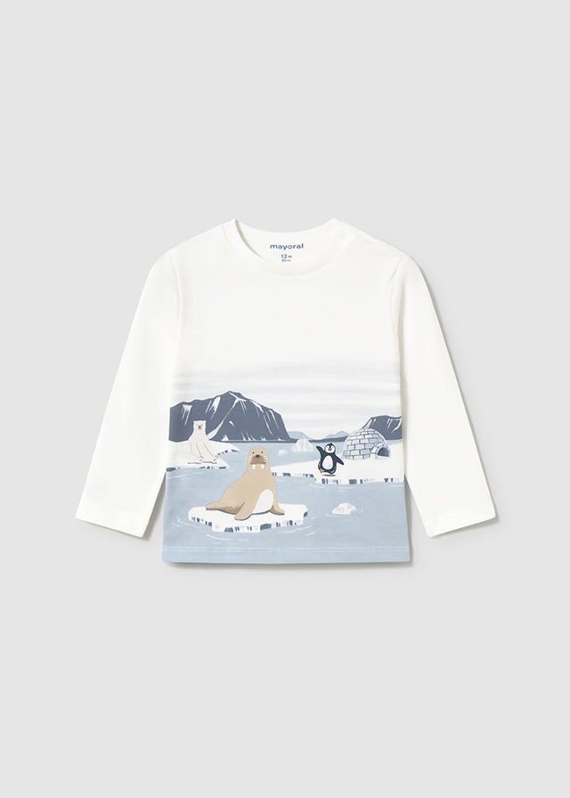 Camiseta Paisaje Artic Family