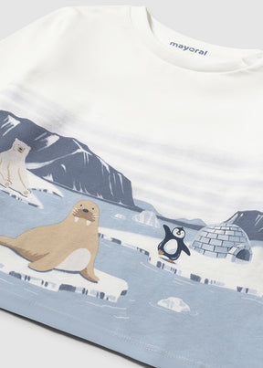 Camiseta Paisaje Artic Family