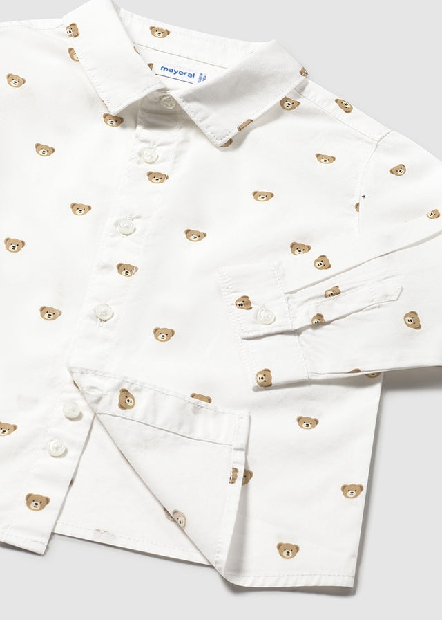 Camisa Estampada Bear School