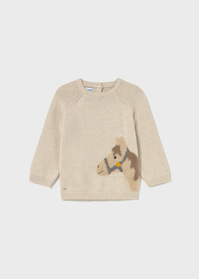 Saco Intarsia Animal Old McDonald