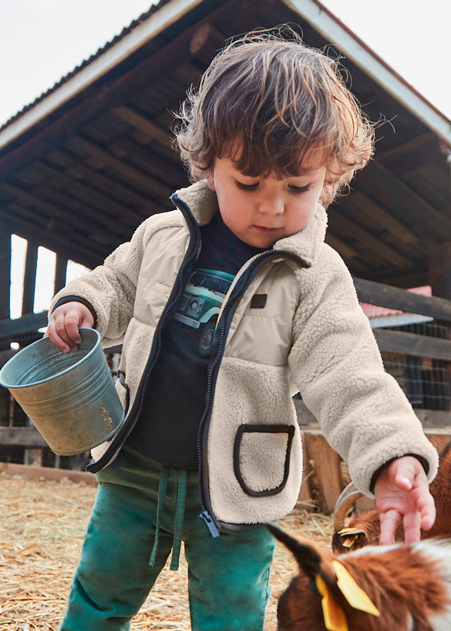 Chaqueta Canguro Borrego Bear School
