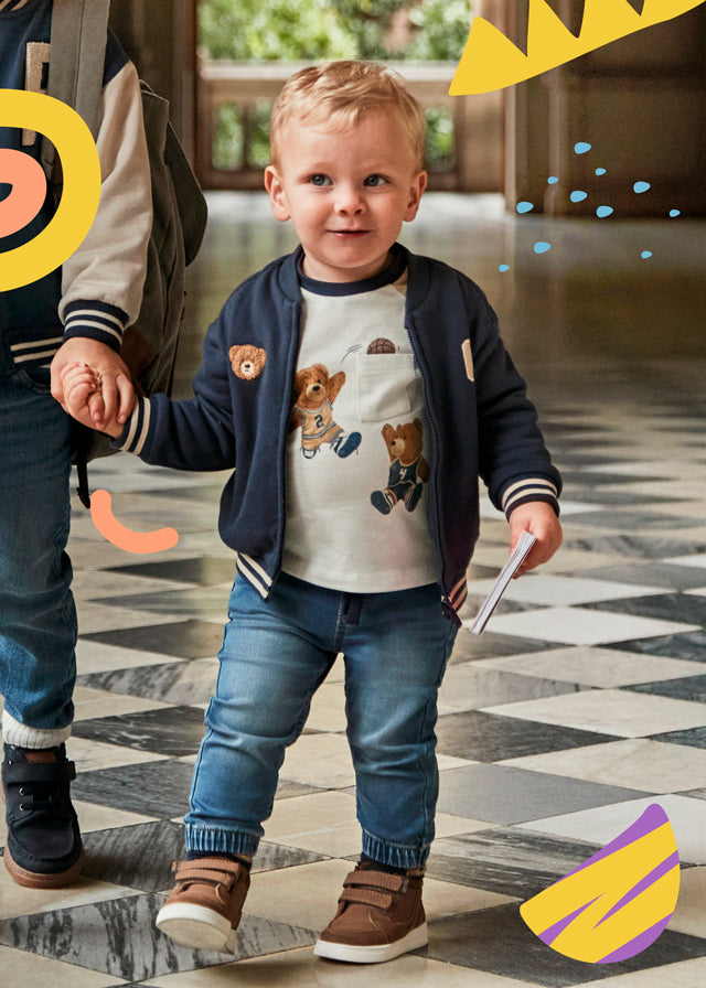 Pantalón Soft Denim Bear School - Minibhu