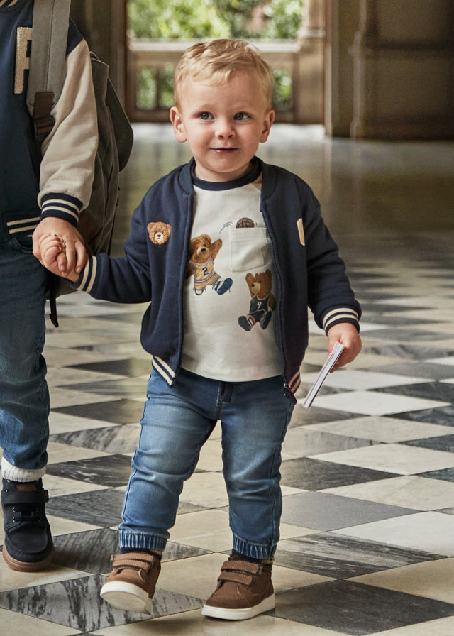 Pantalón Soft Denim Bear School