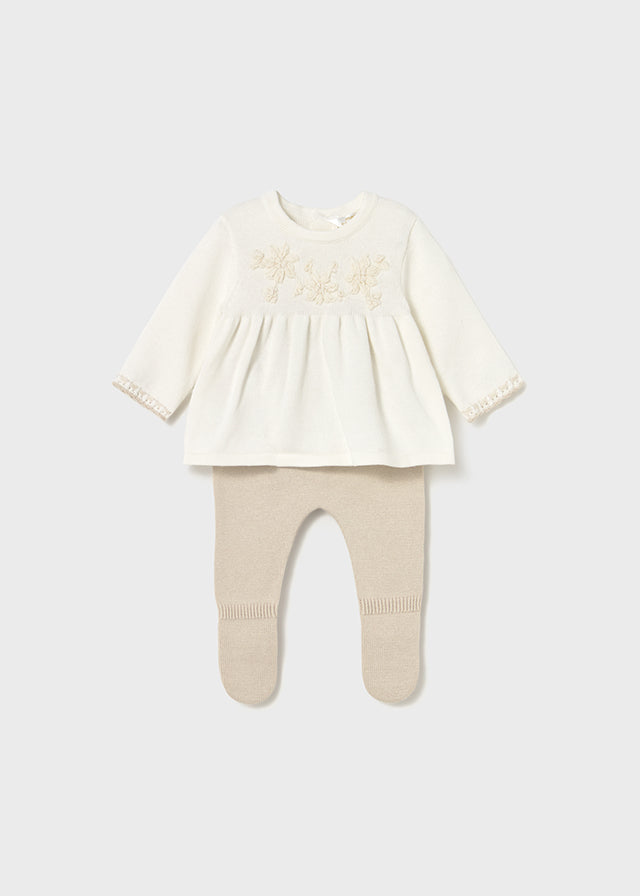Conjunto Polaina Tejido Milk